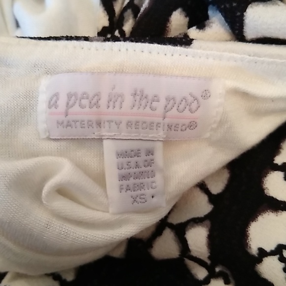 A pea in the pod black and white sleeveless dress - Picture 5 of 6